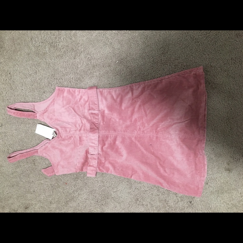 Pink H&M velvet dress